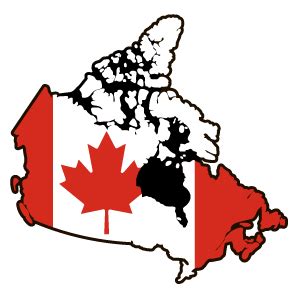 Canada Country Flag Sticker Sticker Mania