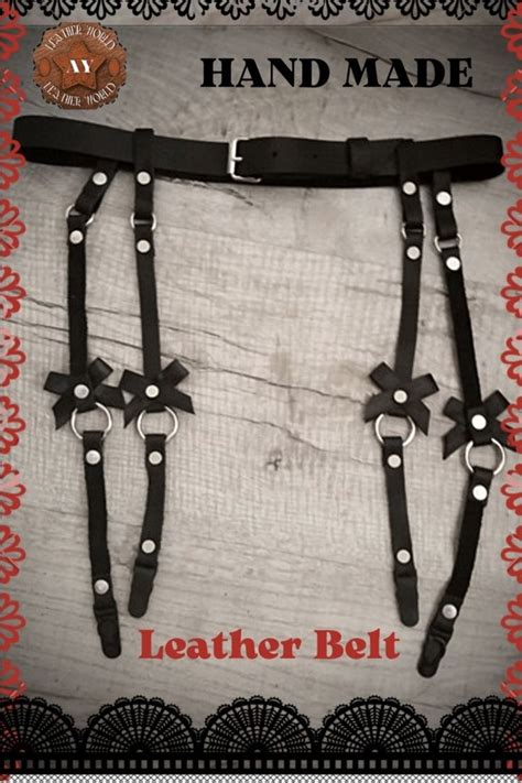 Кожаный пояс для чулок ручной работы | Leather, Leather belt, Belt