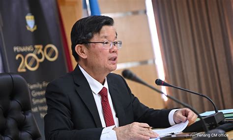 Penang CM To Sue State Chinese Chamber Of Commerce Leader