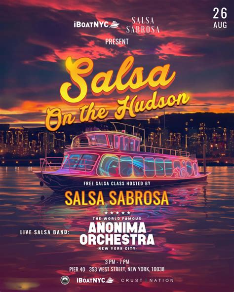 SALSA Boat Party Yacht Cruise Live Salsa Band Class Tickets Boletos