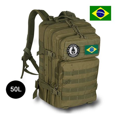 Mochila T Tica Adsumus L Imperme Vel Verde Militar Frete Gr Tis