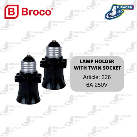 Jual Broco Fitting Kombinasi Fitting Lampu Plus Colokan