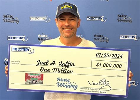 Massachusetts State Lottery Winner Man Wins 1 Million On 4th Of July