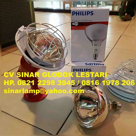 Lampu Sorot Pemanas Infrared 375 Watt Philips Agen Dan Distributor