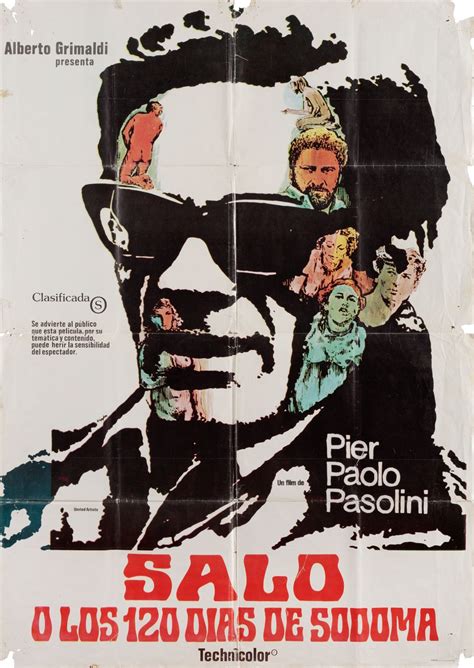 Salo, or the 120 Days of Sodom Original 1980 Spanish B1 Movie Poster ...