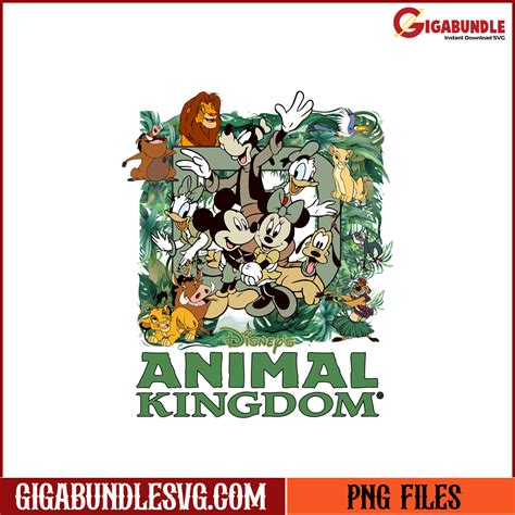 Walt Disney World Animal Kingdom Png File Cartoon Png File Gigabundlesvg