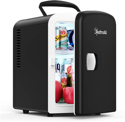 Amazon AstroAI Mini Fridge 4 Liter 6 Can AC DC Portable