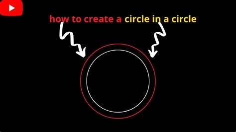 How To Make A Circle Inside A Circle Using Html And Css YouTube