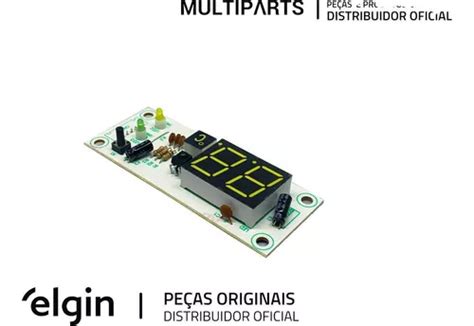 Placa Display Receptora Elgin Piso Teto 30k 80k Btus Parcelamento Sem