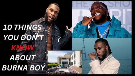 Burna Boy Things You Dont Know About Him Youtube