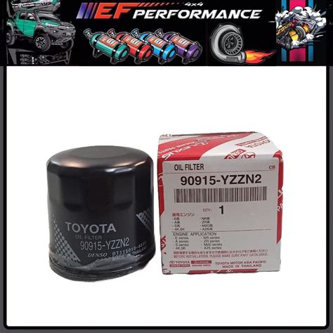 100 Genuine Toyota Genuine 90915 YZZN2 Oil Filter Altis Avanza