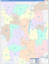 Livingston County Ny Wall Maps Mapsales