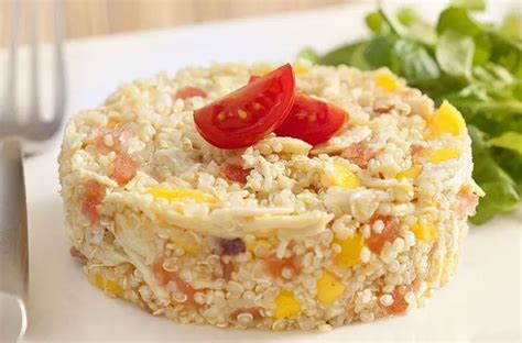 Receita De Salada De Quinoa Frango Manga E Gengibre Comida E Receitas