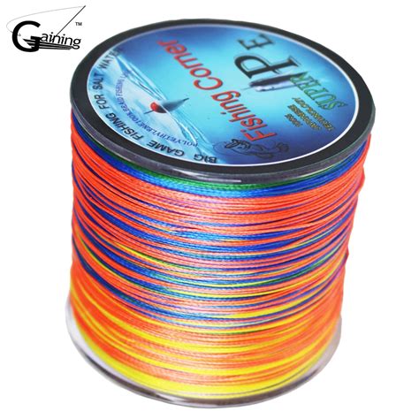 Braided Fishing Line M Multi Color Super Strong Japan Multifilament