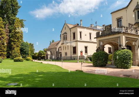 The Secular Park of the Castello dal Pozzo, historic resort on Lake ...