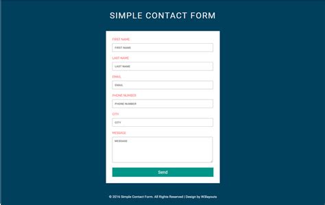 88 Best Free HTML5 Form Templates 2020 | Wpshopmart