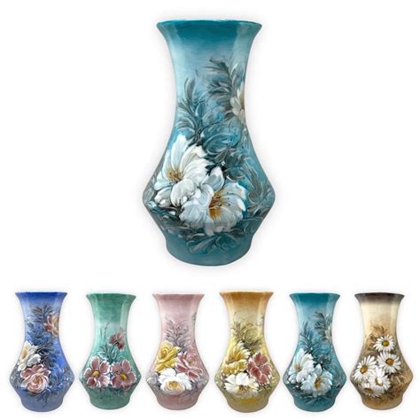 Vaso De Porcelana Para Flores Jarro De Lou A Grande Oriental Cm