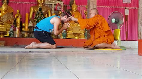 Muay Thai Spirit Mongkon Blessing By Thai Monk Riccardo Allena