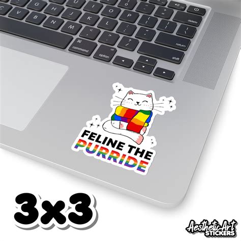 Lgbtq Pride Month Sticker Sayings Gay Lesbian Rainbow Lgbt Etsy