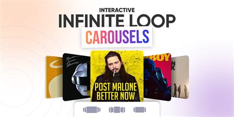 Interactive Infinite Loop Carousel Figma