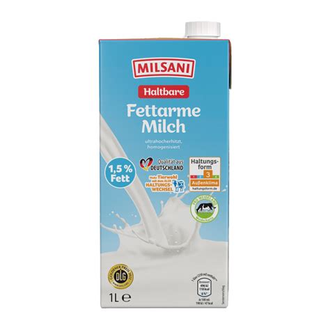 MILSANI Haltbare fettarme Milch günstig bei ALDI Nord