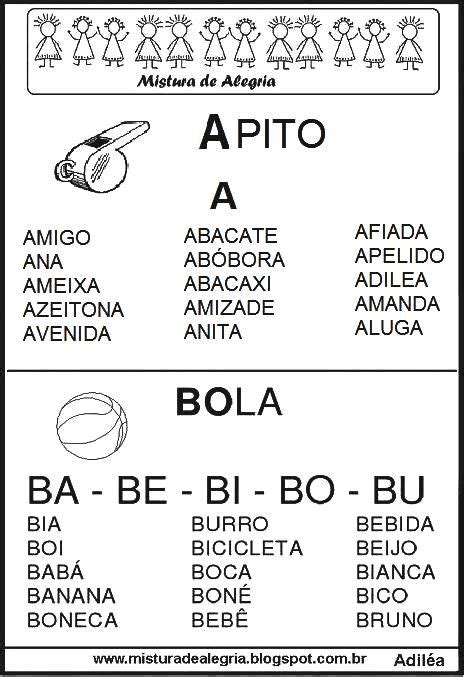 Palavras Simples Com B - Resultado de imagem para listas de palavras com a letra b | Atividades ...