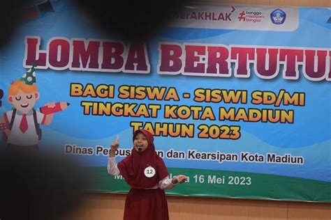 Lomba Bertutur Bagi Siswa Siswi SD MI Tingkat Kota Madiun Tahun 2023