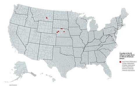 Treasure County Mt And 4 Others Without A Single Black Person R Montana