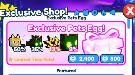 When You Spent Robux On Exclusive Pets Egg In Pet Simulator X