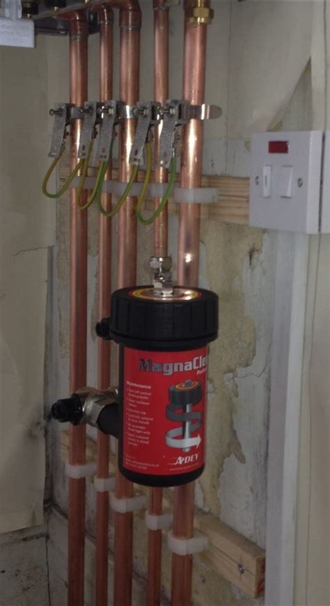 Installation of MagnaClean filter to existing boiler - REDLINE PLUMBING & HEATING