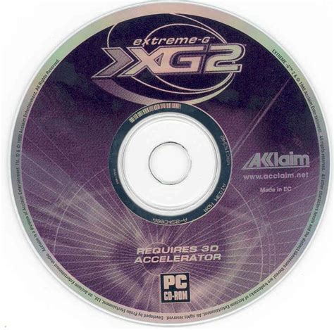 Extreme G Xg2 Cover Or Packaging Material Mobygames