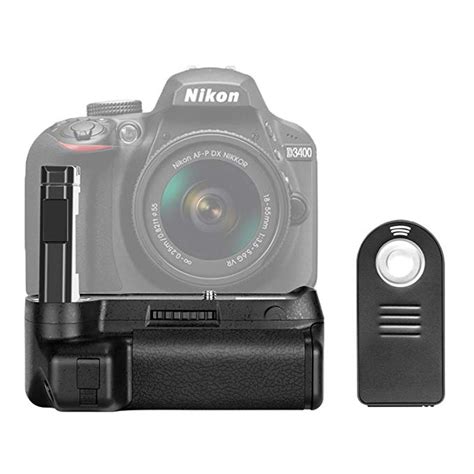 Neewer Battery Grip For Nikon D3400 DSLR Camera Vertical Shutter