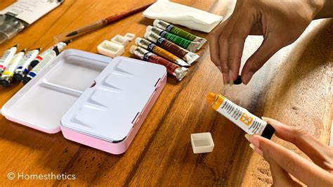 How To Fill Watercolor Pans From Tubes? | A Guide