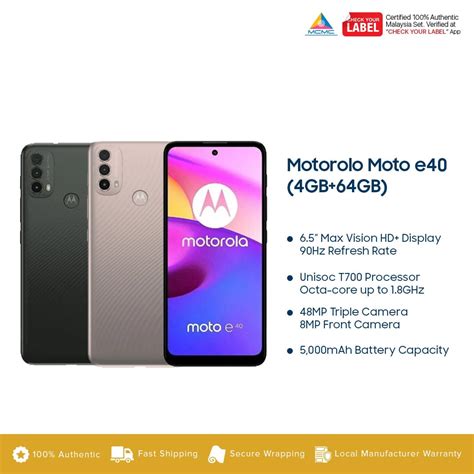 Motorola Moto E40 (4GB+64GB) Price In Malaysia & Specs - KTS