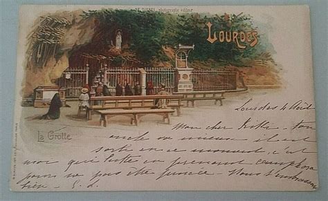 Carte Postale Cpa Lourdes La Grotte De Torres Photographe Diteur Ebay