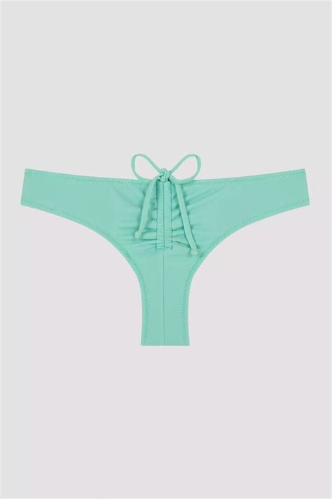 Jual Penti Mint Green Basic Cheeky Bikini Bottoms With Smocking Detail