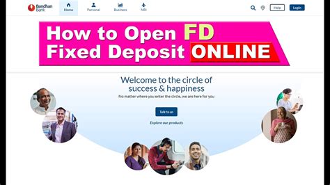 How To Open FD In Bandhan Bank Online How To Open A Fixed Deposit