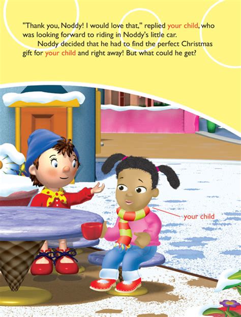 noddy personalised noddy book your child saves