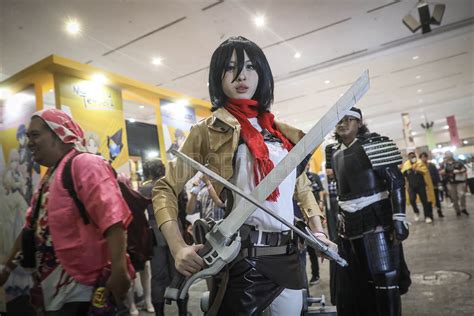 Cosplayers Enliven Anime Festival Asia Indonesia AFA ID 2024