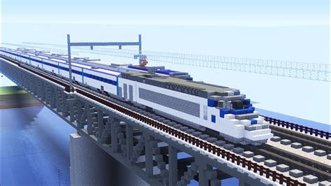 Minecraft Ktx I Korean High Speed Train To Busan Tutorial Youtube