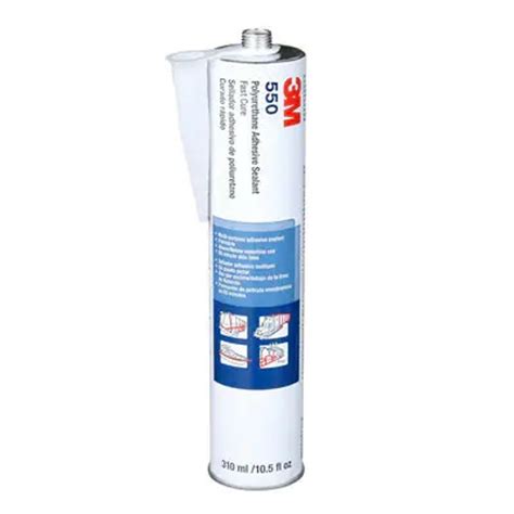 3m 550 Fast Cure Polyurethane Adhesive Sealant White