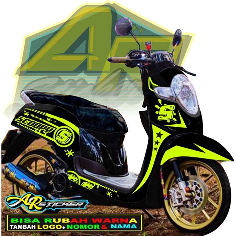 Jual Decal Scoopy Decal Scoopy Full Body Full Blok Decal Scopy Dekal