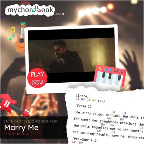 Thomas Rhett - Marry Me Chords