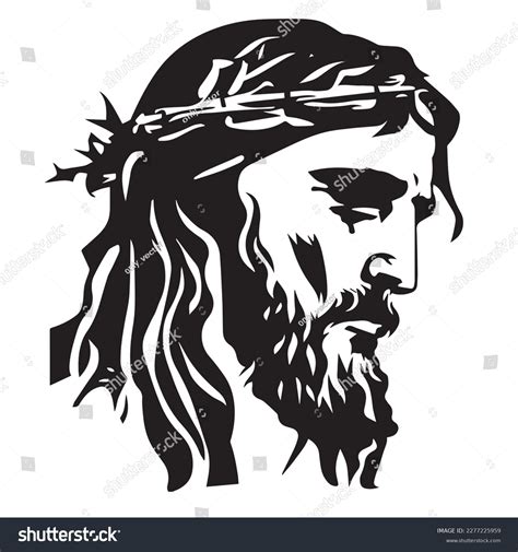 Jesus Christ Hand Drawn Vector Illustration Stock Vector Royalty Free