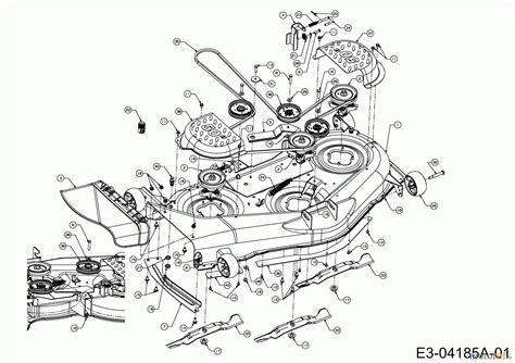 Cub Cadet 46 Inch Deck Diagram