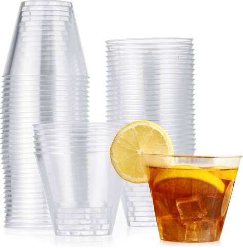 Matana Verres En Plastique Dur Transparent Gobelets Pour Cocktails