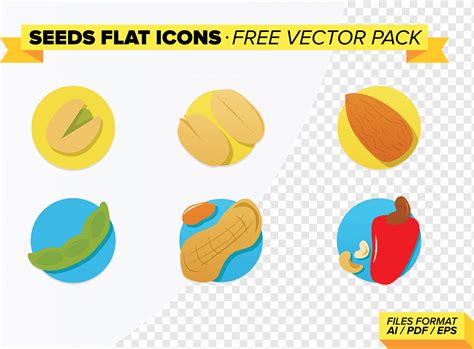 Seeds Flat Icons Png Pngwing