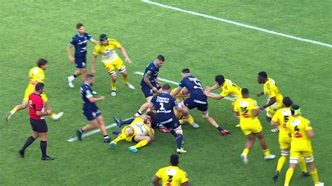 TOP 14 Essai de Alexandre BECOGNEE MHR Montpellier Hérault Rugby