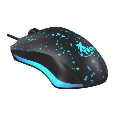 Mouse Gamer XTech XTM 411 6 Botones 3600 DPI Luces LED Negro SP