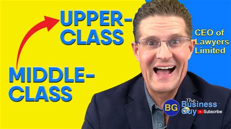 How To Go From Middle Class To Upper Class 4 Things Youtube